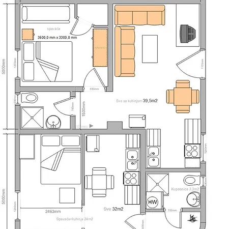 Appartement Bilandzic-krk Malinska
